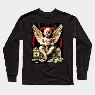 Baby Angel Money Rich Funny Long Sleeve T-Shirt